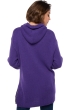 Yak dames kasjmier pullover met ronde hals veria deep purple l