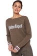 Yak dames kasjmier pullover met ronde hals zuani natural dove m