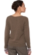 Yak dames kasjmier pullover met ronde hals zuani natural dove s