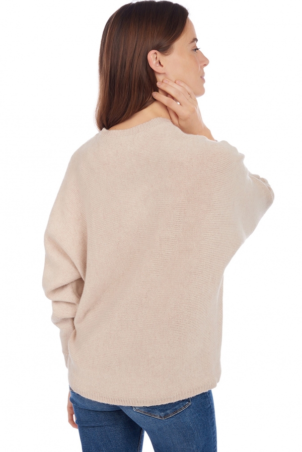 Kameel dames kasjmier pullover met v hals aurora nature s