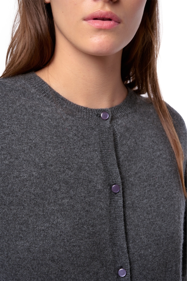 Kasjmier dames kasjmier basic pullovers voor lage prijzen tyra first dark grey xs