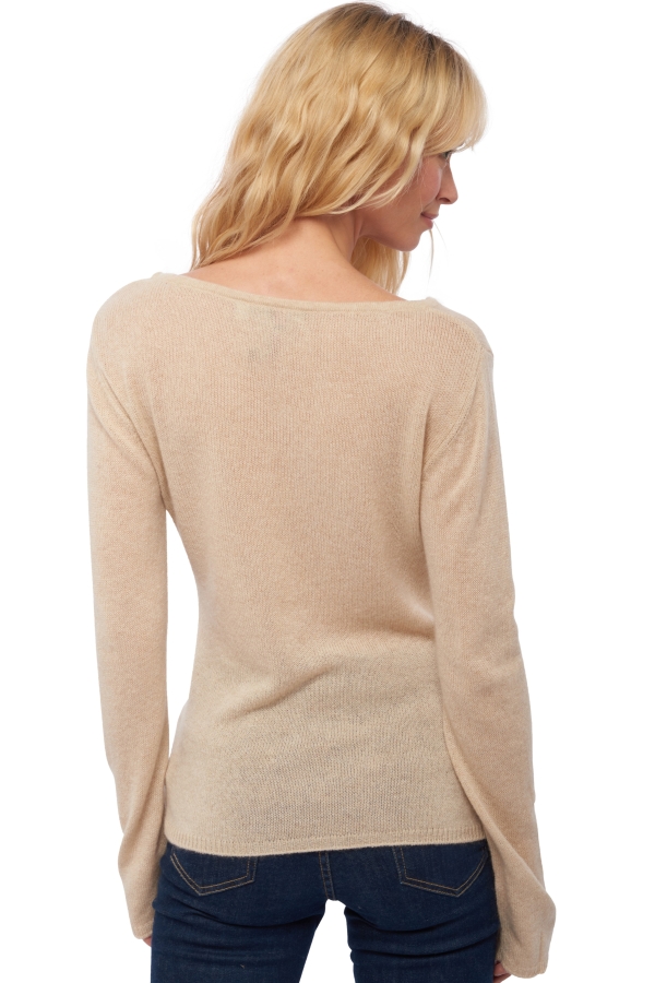 Kasjmier dames kasjmier lente  zomercollectie caleen natural beige 2xl