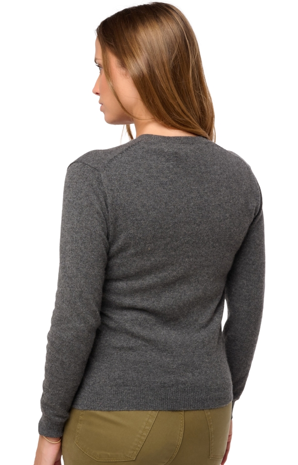 Kasjmier dames kasjmier lente  zomercollectie tessa first dark grey 2xl