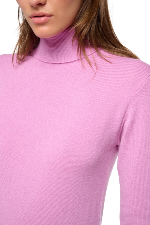 Kasjmier dames kasjmier pullover met kol tale first winter rose xs