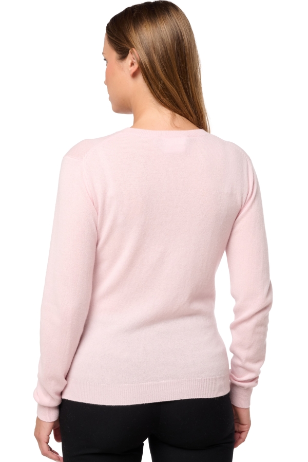 Kasjmier dames kasjmier pullover met ronde hals thalia first pale blossom 2xl