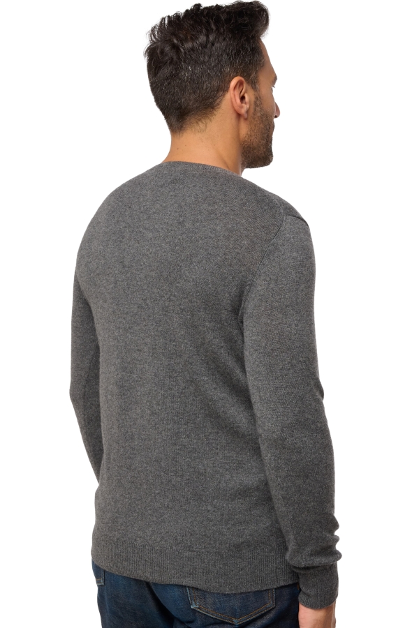 Kasjmier heren kasjmier basic pullovers voor lage prijzen tao first dark grey 2xl