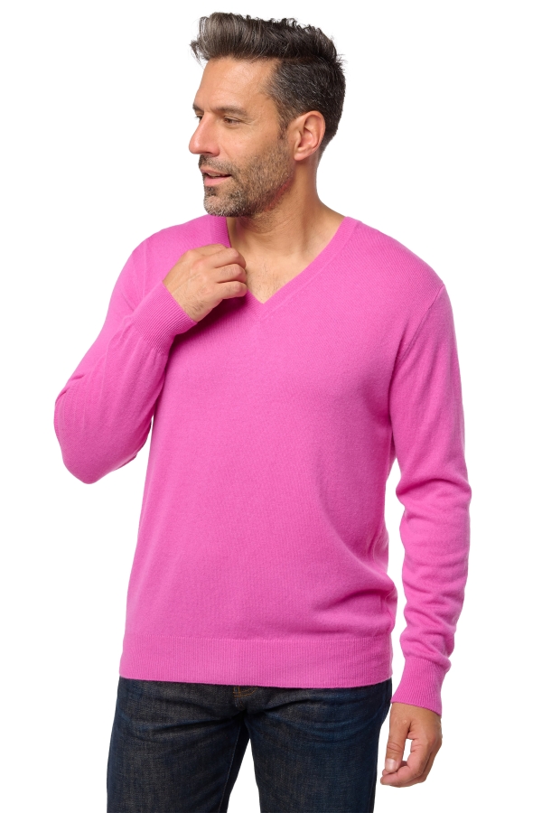 Kasjmier heren kasjmier basic pullovers voor lage prijzen tor first magenta pink 2xl