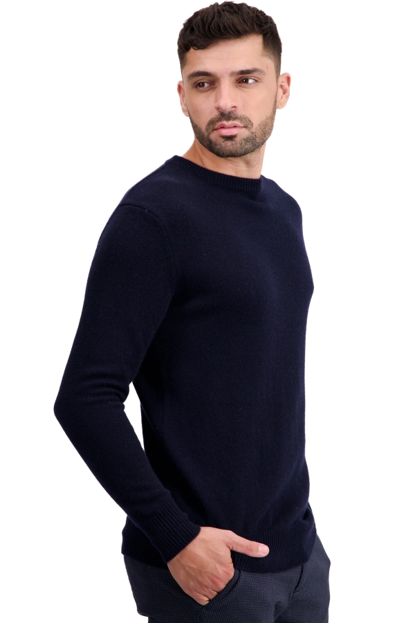 Kasjmier heren kasjmier basic pullovers voor lage prijzen touraine first donker marine m