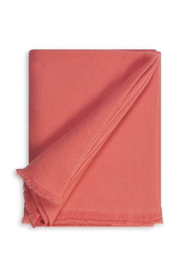 Kasjmier heren kasjmier toodoo plain xl 240 x 260 peach 240 x 260 cm