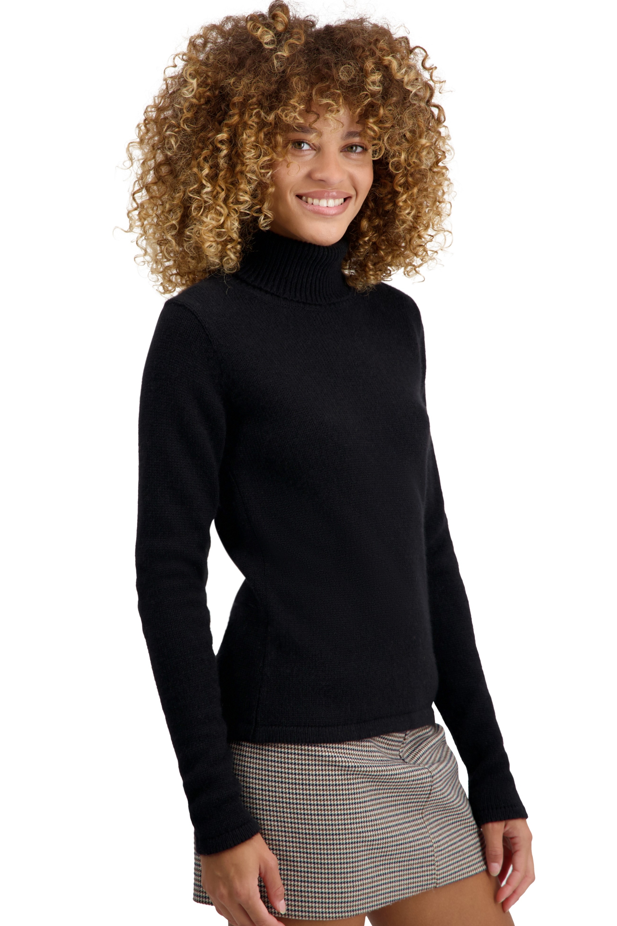 Kasjmier dames kasjmier basic pullovers voor lage prijzen taipei first zwart l