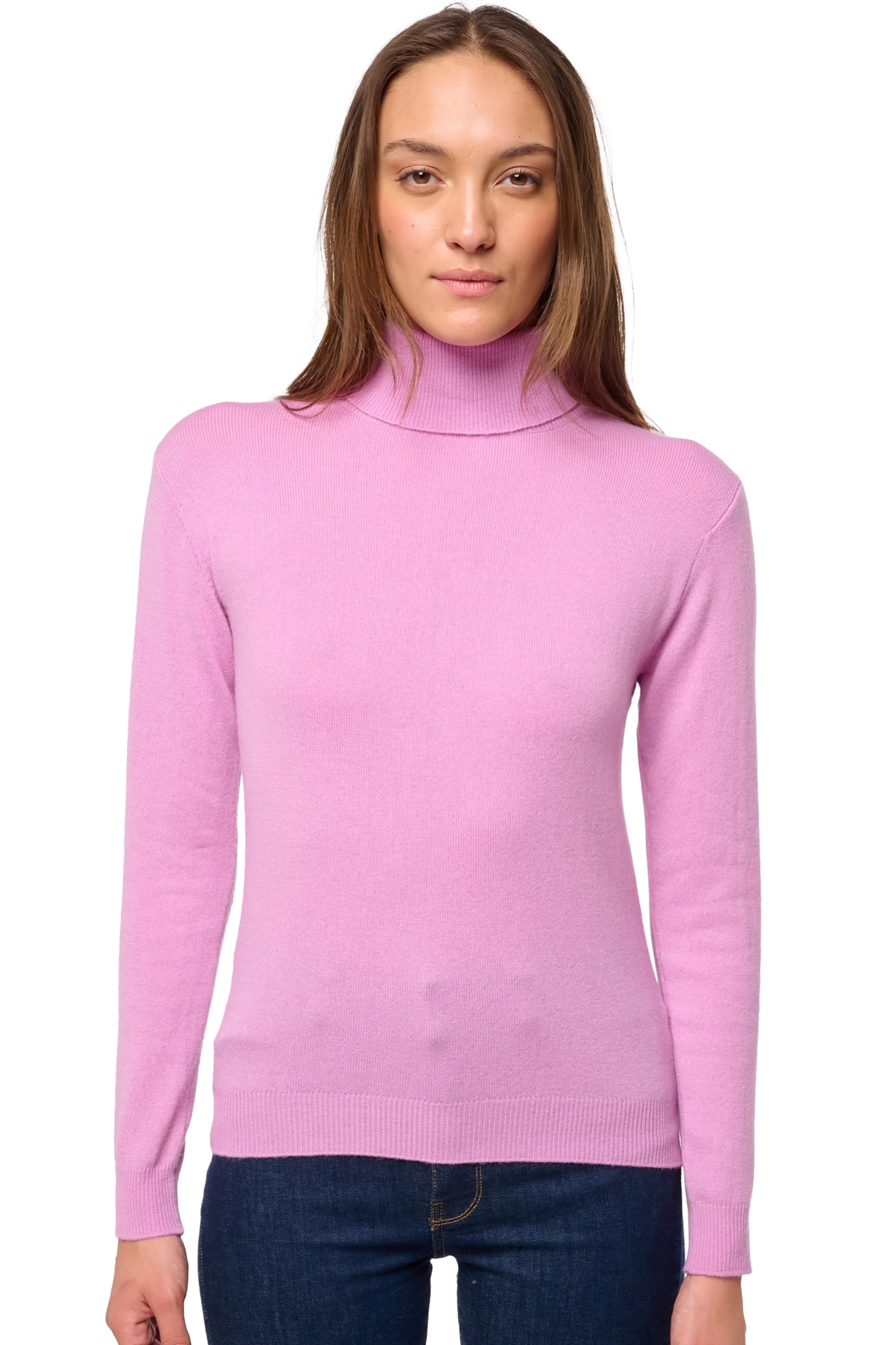 Kasjmier dames kasjmier pullover met kol tale first winter rose l