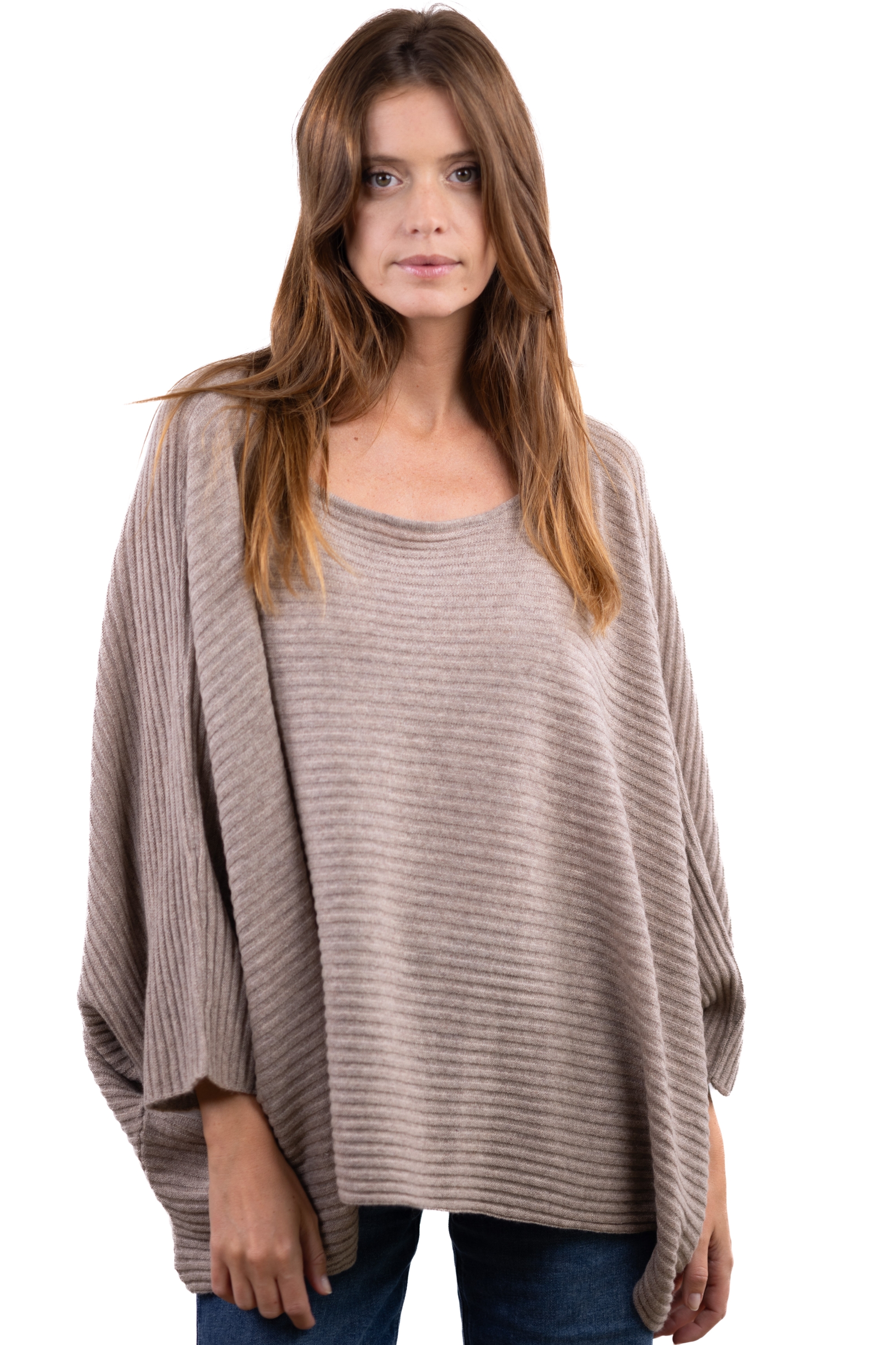 Kasjmier dames kasjmier pullover met ronde hals veel toast 3xl