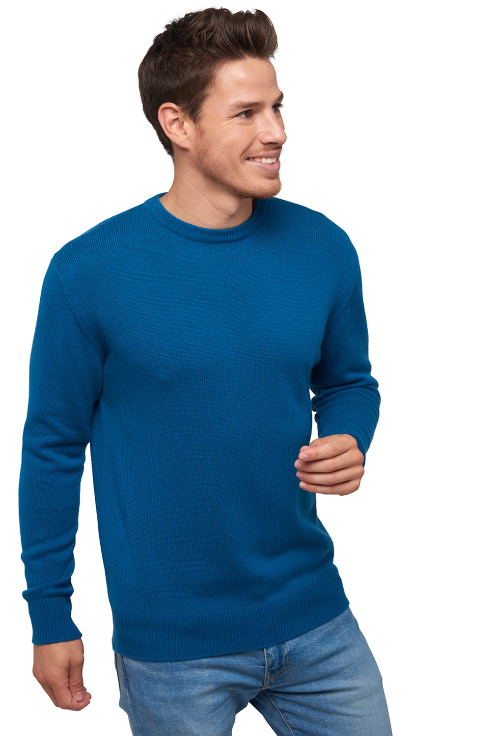 Kasjmier heren kasjmier tijdloze collectie nestor 4f diep blauw 3xl